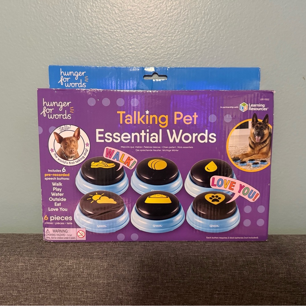 Talking Pet Essential Words Buttons
